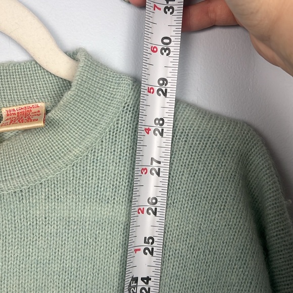 COS COB women’s large longline button detail vintage angora blend sweater - Picture 7 of 9